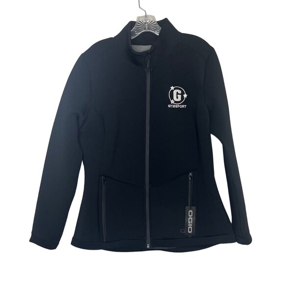 Ogio Gym Sport Jacket Womens XL Black New Full Zip - Picture 1 of 8